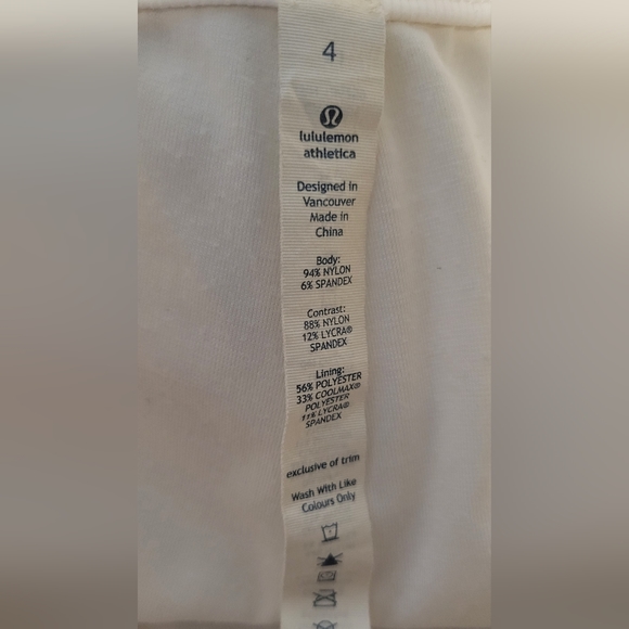 Lululemon Studio Crop Sz4 - Picture 8 of 8